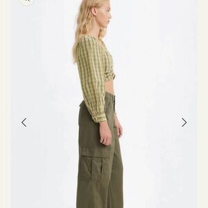 Levi's 94 Baggy - army green cargo